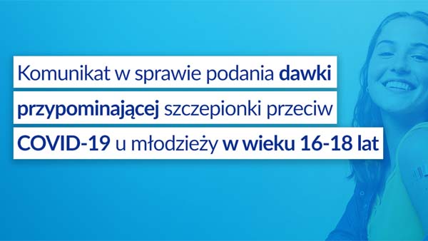 Dawka przypominajaca dla młodzieży